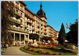 Postcard Switzerland Interlaken Grand Hotel Berner Oberland - Picture 1 of 2