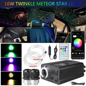 750X Twinkle Car Home Headliner Roof Ceiling Shooting Star Light Kit Fiber Optic - Picture 1 of 20