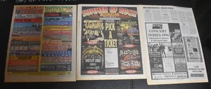 Motley Crue 5-teiliges Zeitungsset 1994-2009 Konzertanzeigen + Rezension Rob Zombie + mehr - Bild 1 von 7