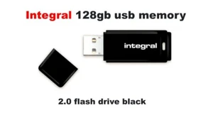 128GB USB 2.0 FLASH DRIVE PVR INTEGRAL - Picture 1 of 1