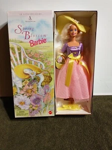 1995 Mattel Spring Blossom Barbie Doll #15201 Avon 1st In Series Special Edition - Picture 1 of 10