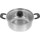  Stainless Steel Pot Kitchen Cookware Cooking Pots With Lids
