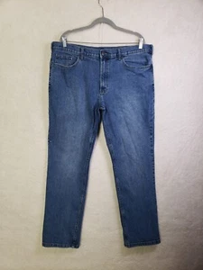 Sonoma Men Jeans 40x32 Blue Cotton Blend Straight Regular Fit Denim 30x30 - Picture 1 of 21