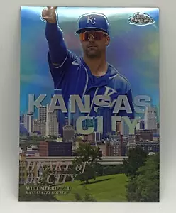 2022 Topps Chrome WHIT MERRIFIELD Heart of the City Refractor #HOC-10 KC Royals - Picture 1 of 2
