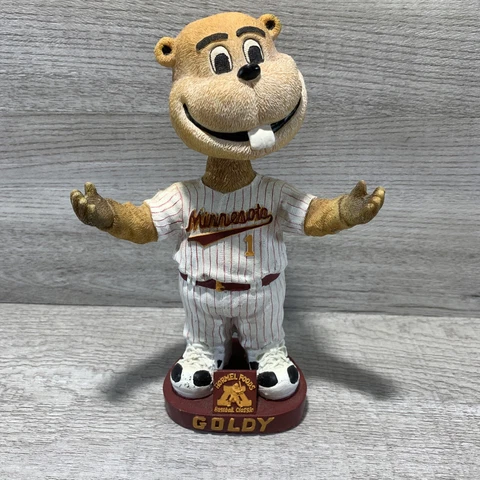 2001 GOLDY MINNESOTA U. GOLDEN GOPHERS BOBBLEHEAD SGA HORMEL BASEBALL CLASSIC Cover