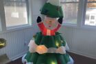 Gemmy Inflatable Animated Pop-up Santa In Tree