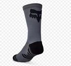 Fox Racing Vayga Crew Socks S/M  Gray With Logo Size 9-11