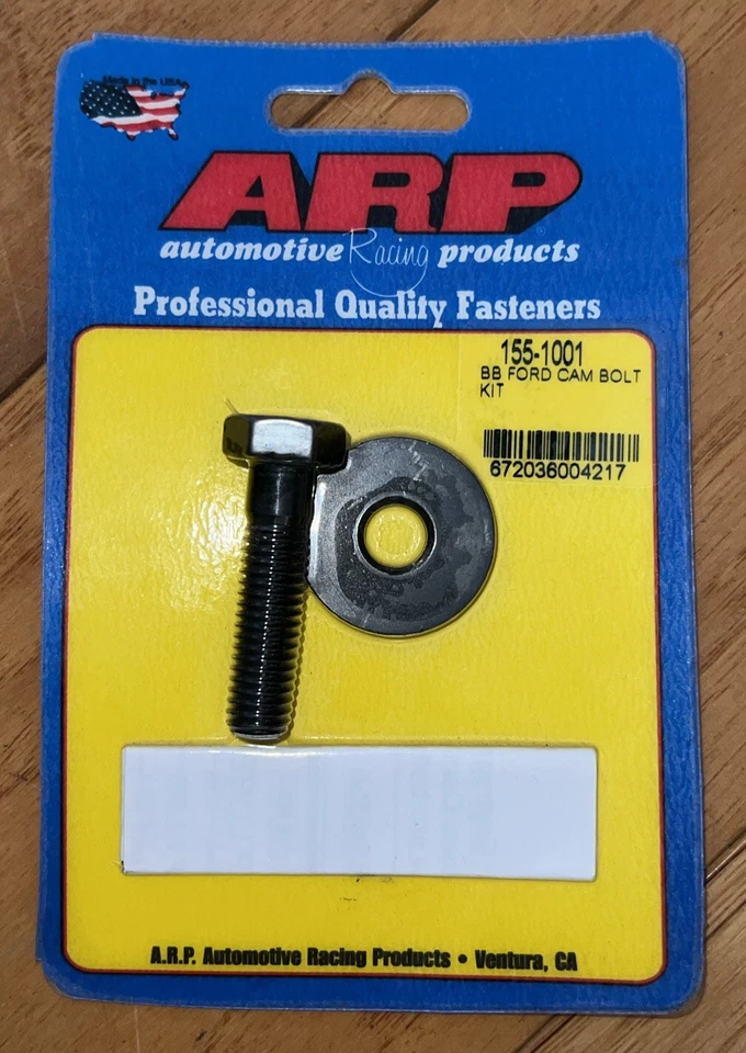 ARP 155-1001 Big Block Ford Cam Kit de pernos cromo negro óxido 3/8"-16 1.580" UHL Foto 1 de 1