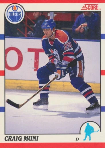 1990-91 Score Canadian #38 CRAIG MUNI - Edmonton Oilers - Bild 1 von 1