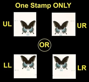 US 4736a Spicebush Swallowtail 66c imperf NDC plate single MNH 2013 - Picture 1 of 1