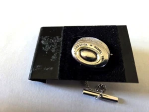 B F Goodrich Radial 990 Silver Tone Tie Tack / Pin - Picture 1 of 2
