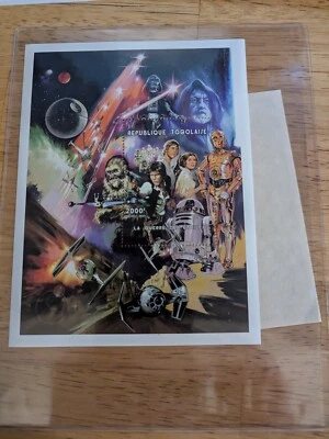 Estampillas de Star Wars Togo 1997 MNH Darth Vader Luke Skywalker Han Solo Foto 1 de 2