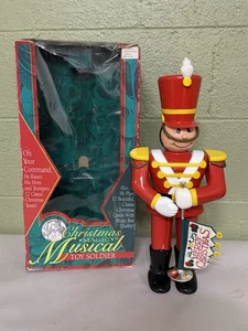 VTG 1993 Trendmasters Christmas Magic Musical Toy Soldier DOES NOT MOVE - Picture 1 of 16