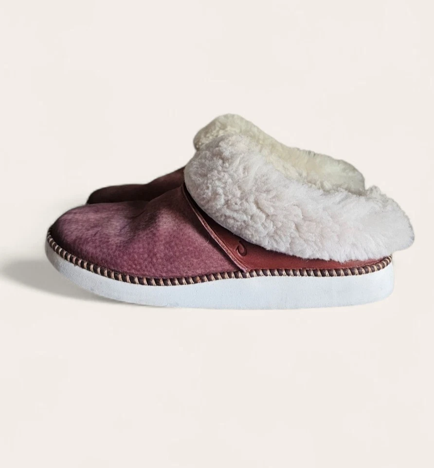 OluKai Suede and Fur Multicolor Two Ways to Wear Winter Booties size 9 - Image 1 of 4