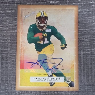 2014 Topps Turkey Red Ha Ha Clinton-Dix #86 Auto Rookie Green Bay Packers RC - Image 1 of 4