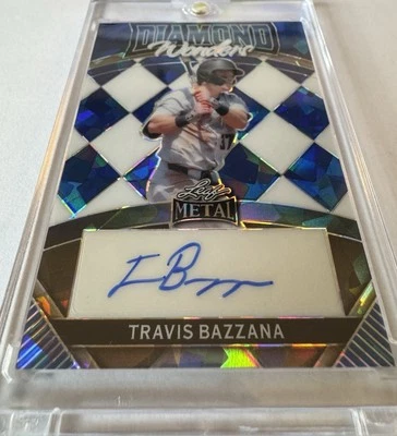 2024 Leaf Metal - Travis Bazzana - Crystal Blue Auto /12! WOW!! 👀🔥🔥📈📈📈  - Image 1 of 4