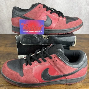 Nike SB Dunk Low Pro Milli Vanilli Talla 11.5 304292-602 Rojo Zapatos para Hombre Original Raro - Imagen 1 de 9