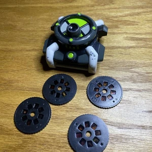 Ben 10 Omnitrix Alien Viewer Toy Watch w/ 4 Slide Discs 2006 Bandai Roleplay - Picture 1 of 3