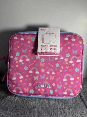Bentgo Kids девочек оскорбленный ланч сумка с Ярлыками розовый Rainbow ланчбокс сердца фиолетовый - Изображение 1 из 4