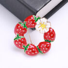 Cute Strawberry Brooch Pin for Women Gift