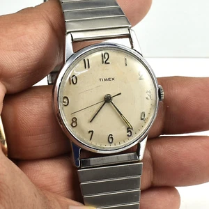 Vintage 1961 Timex Mercury Men Watch Serviced New Crown Keeps Time - Picture 1 of 5