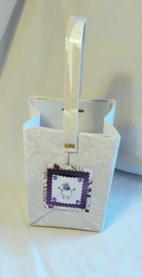 Geschenktasche + Henkel Schaf Ostern/Kommunion/Konfirmation Handarbeit - Bild 1 von 3