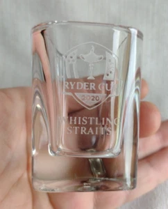2020 Ryder Cup Whistling Straits Etched Shot Glass - Picture 1 of 8