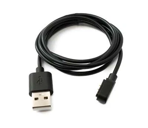 Kabel USB 2.0 100 cm kabel ładujący do smartwatcha Xiaomi Haylou GS LS09A w kolorze czarnym - Zdjęcie 1 z 4