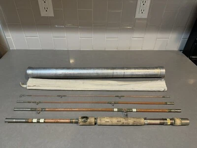 De colección Wright & McGill Eagle Claw Early Trailmaster 7 1/2’ Fly Rod M4TMU ¡Bonito!! Foto 1 de 4