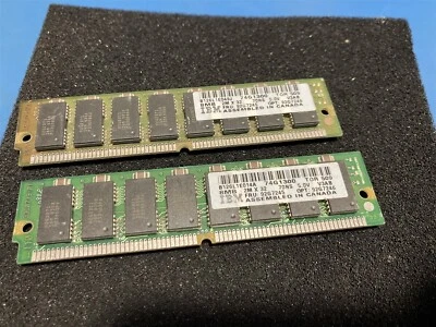 2x IBM FRU 92G7245 8MB 2Mx32 FPM 70NS 72 PIN SIMM PS2 Memory PS/2 RAM Parity - Image 1 of 3