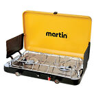 Martin MCS250 Outdoor Portable Propane Gas 2 Burner Camping Grill Stove, Yellow