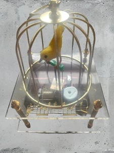 Vintage Bird In Cage Music Box-VERY RARE-Beautiful Collectible Piece. - Picture 1 of 4