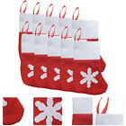  10 Pcs Festival Stocking Pendants Tableware Xmas Themed Ornaments Candy Socks
