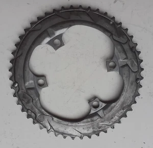 Corona guarnitura bici corsa e pista, in titanio, denti 48, 4 razze - Foto 1 di 3