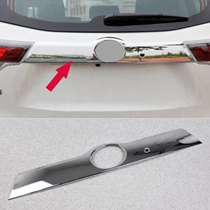 Cubierta de maletero trasera cromada para Toyota Highlander 2014-19 con orificio inteligente - Imagen 1 de 6