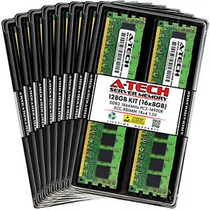 128GB 16x 8GB PC3-14900R RDIMM ASUS RS700-E7/RS4 RS700-E7/RS8 Memory RAM - Picture 1 of 3
