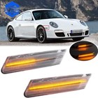 Dynamic LED Side Marker Lights Lamps For Porsche 911 997 2005-2012 Boxster 987