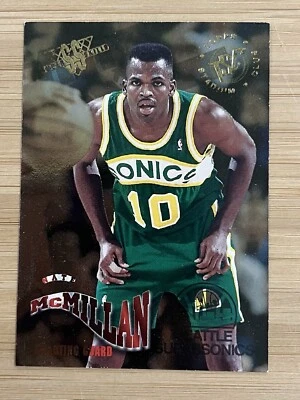 1994-95 Topps Stadium Club #10 Nate McMillan Super Skill SEATTLE SUPERSONICS - Image 1 of 2
