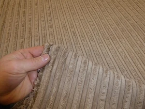 JUMBO CORD UPHOLSTERY FABRIC Mocha Brown - Picture 1 of 5