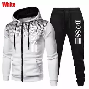Herren Sport Hoodie Sport Hose Anzug Trainingsanzug Modisch - Bild 1 von 32