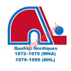WHA NHL Quebec Nordiques Vinyl Aufkleber Aufkleber NEU - Bild 1 von 3