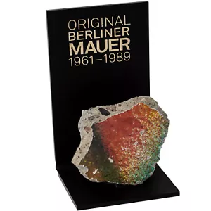 Authentic Piece of The Berlin Wall with Certificate of Authenticity - Picture 1 of 8