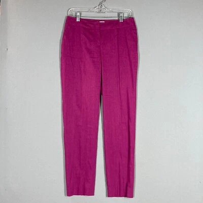 Галогенные брюки Taylor Fit из льняной смеси приталенные брюки женские размер 2 розовые 28 дюймов  - Изображение 1 из 4