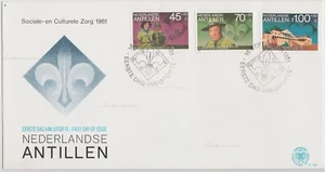Cover Netherlands Antilles, 1981. Netherlands Antilles. 50th Anniv. Scouting, So - Picture 1 of 2