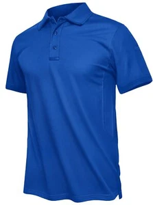 Men's Golf Polo Short Sleeve Performance Shirt Quick Dry Lightweight Pique Shirt - Bild 1 von 68