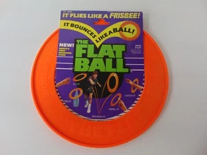 Vintage 1988 Getgey The Flat Ball Orange Frisbee NEW RARE VHTF - Picture 1 of 2