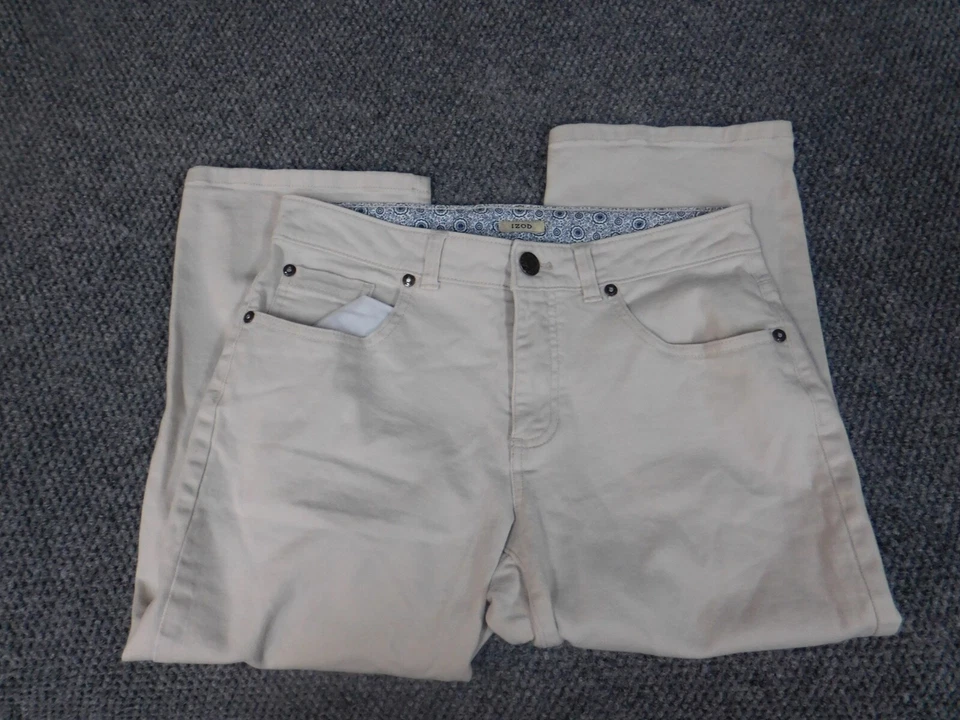 Pantalón Izod Mujer 8 Beige Recto Foto 1 de 4