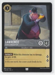 Disney Lorcana Floodborn Lawrence 186/204 Uncommon NON-FOIL - Picture 1 of 2