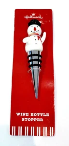 Hallmark Snowman Wine Bottle Stopper - New Mint - Picture 1 of 3