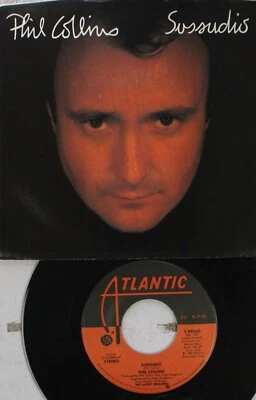 Rock Picture Sleeve 45 Phil Collins - Sussudio / I Like The Way On Atlantic - Imagem 1 de 2